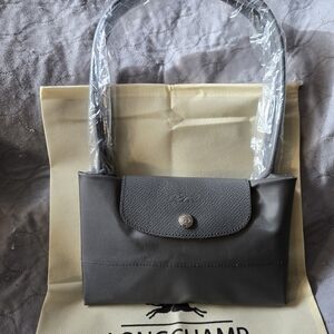 Longchamp Le Pliage Tote Dark Gray Shoulder Bag NWT